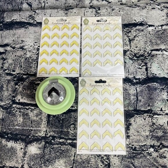 Epiphany Crafts "CHEVRON 25" Shape Studio Tool SSA-72 & 3 pks pcs - Picture 1 of 11